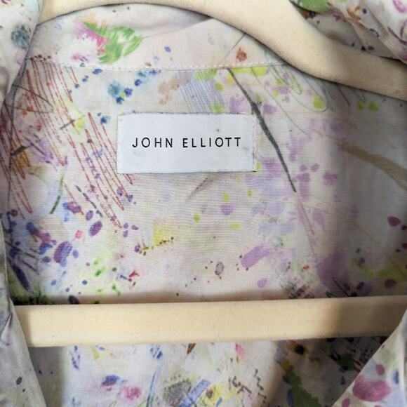 John Elliot Multicolor Studio Floor Camp Shirt - Picture 6 of 9